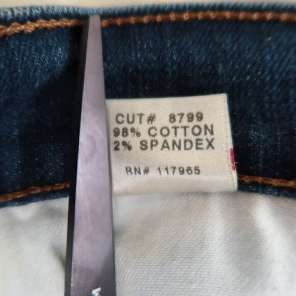 J BRAND 3912 Aruba Jeans Womens 28 Low Rise Skinny Stretch Dark Wash Y2K EUC - Picture 11 of 12